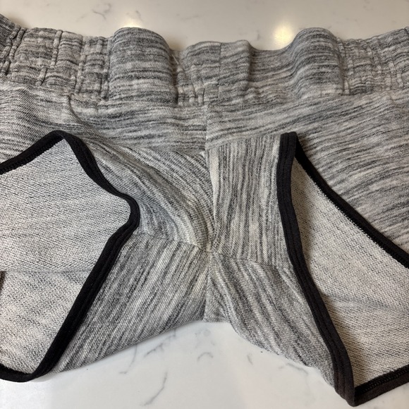 Victoria Secret PINK Mini Booty Sweat Shorts Gray Black Trim Size Small - Picture 5 of 8